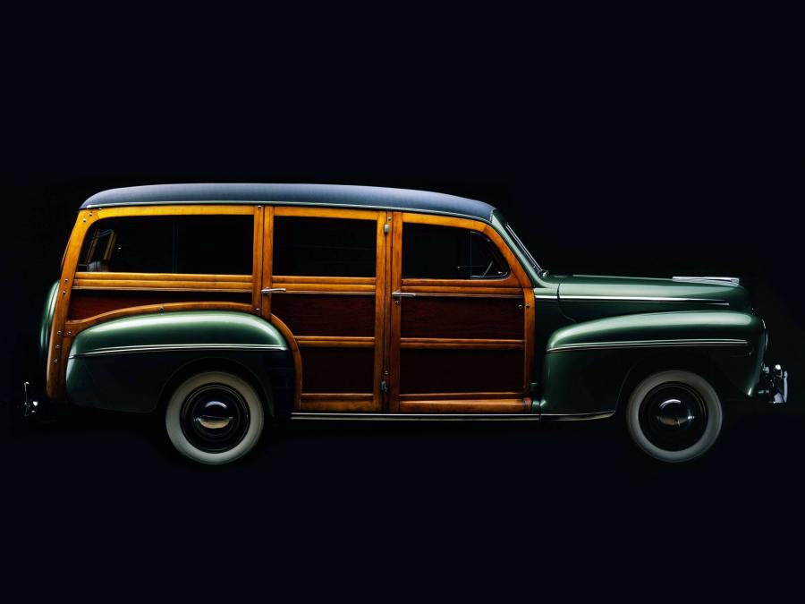  Ford V8 Super Deluxe Station Wagon 1948 года  (фото 62 из 62)